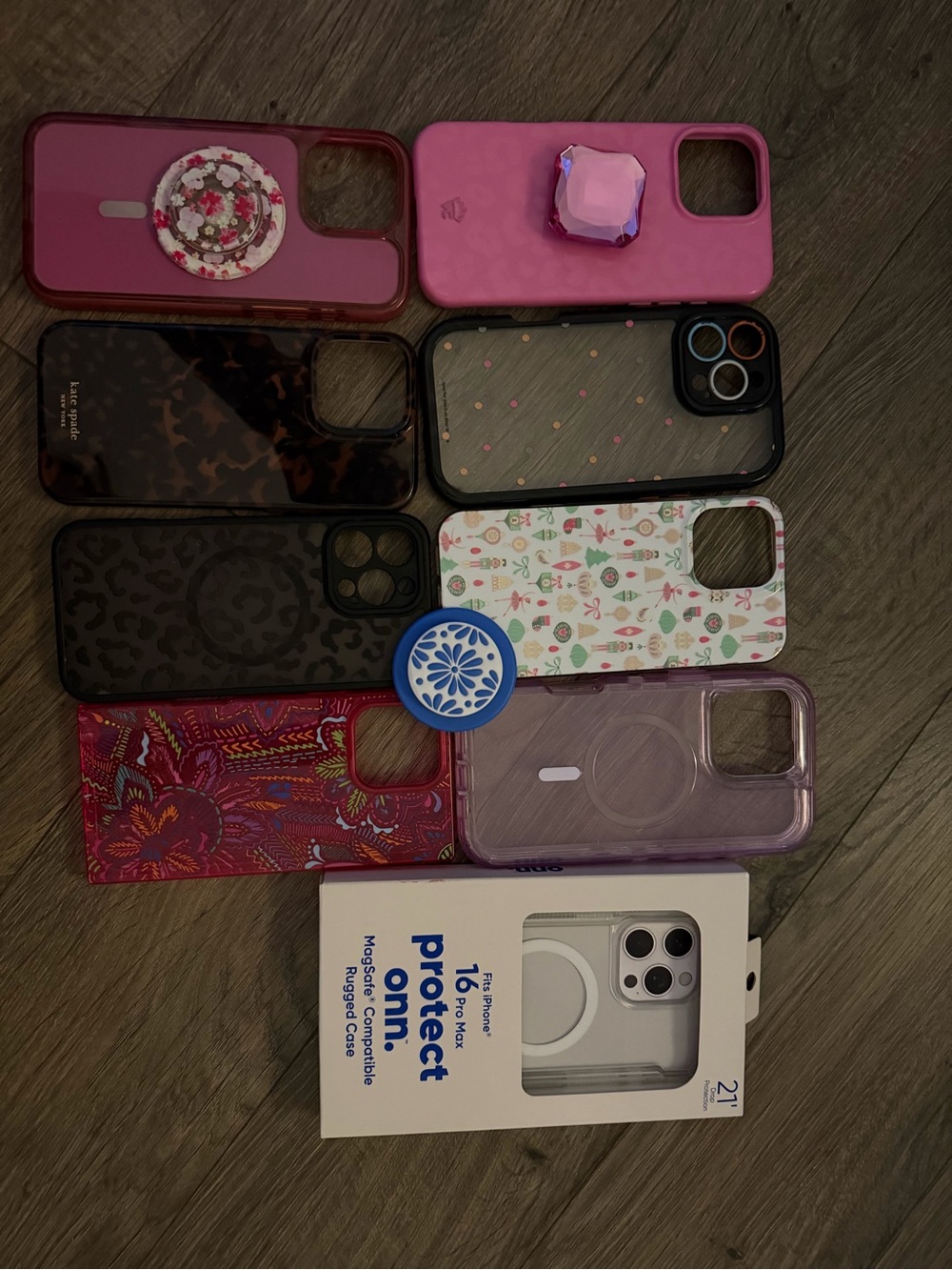 On Running Phone Case Bundle Assorted Pink, Purple, Black, Clear